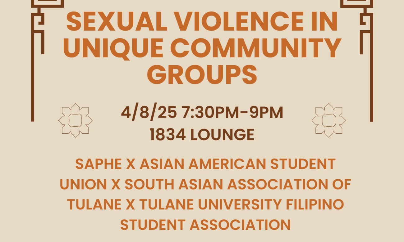Sexual Violence in Unique Community Groups: SAPHE X AASU X SAATU X TUFSA illustration