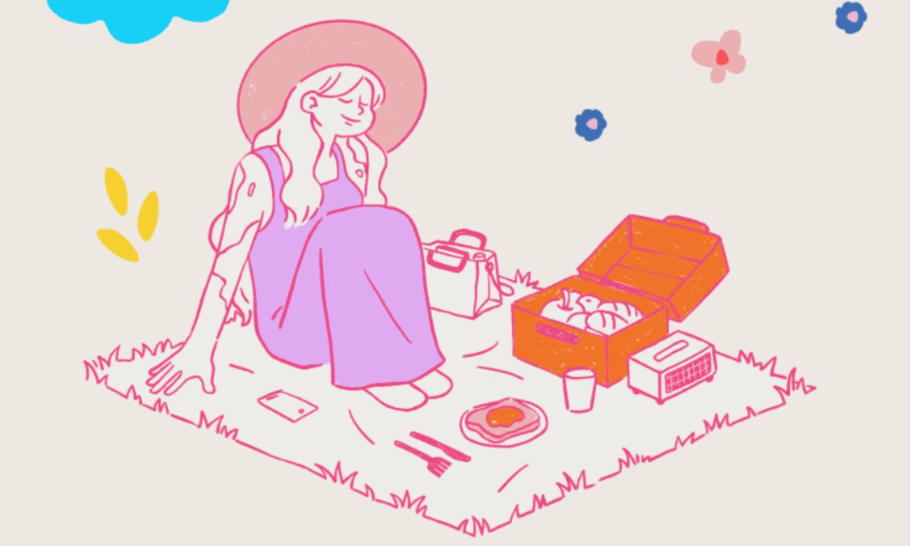 AMWA Picnic on the Fly  illustration
