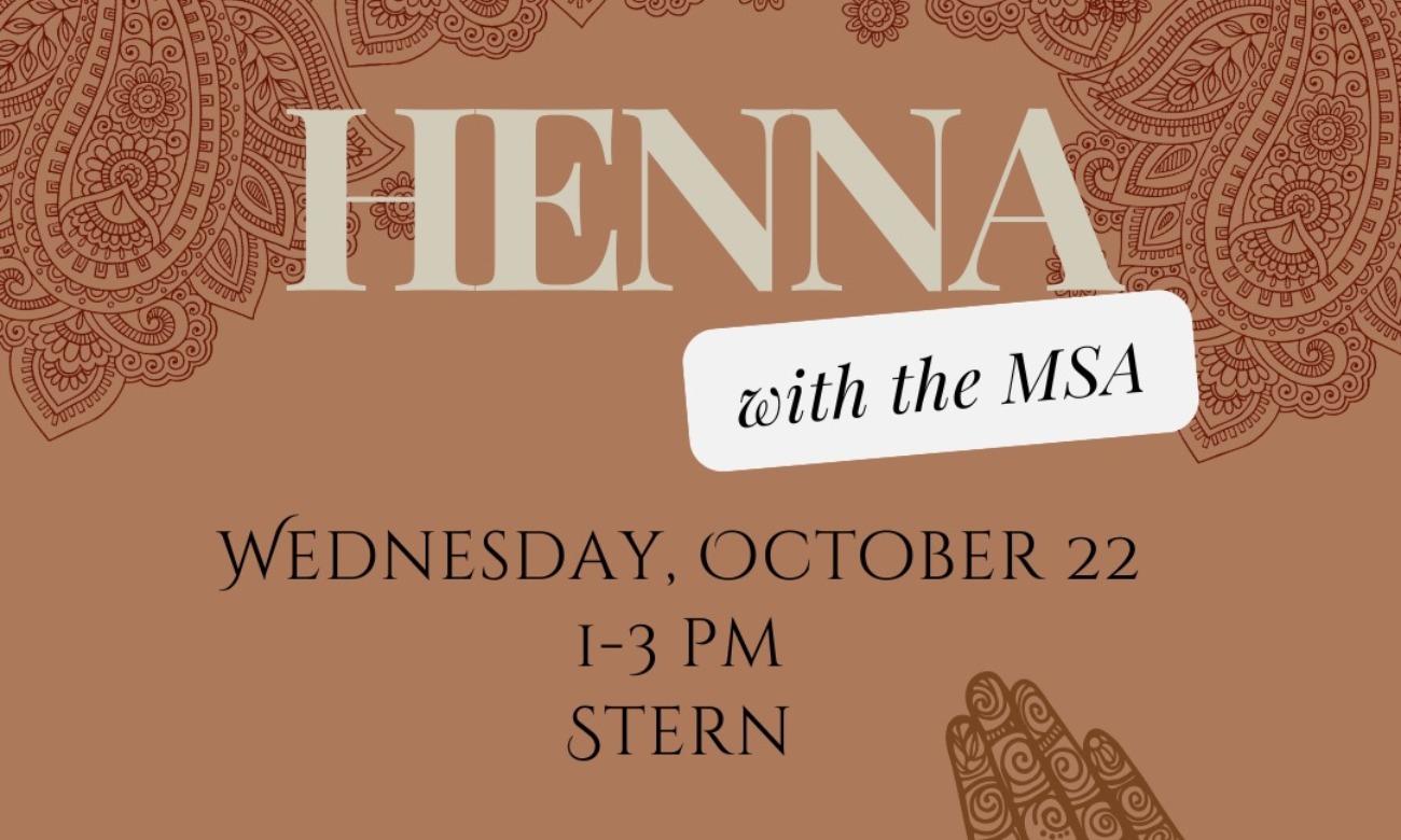 MSA Charity Week  Fundraiser- Henna illustration