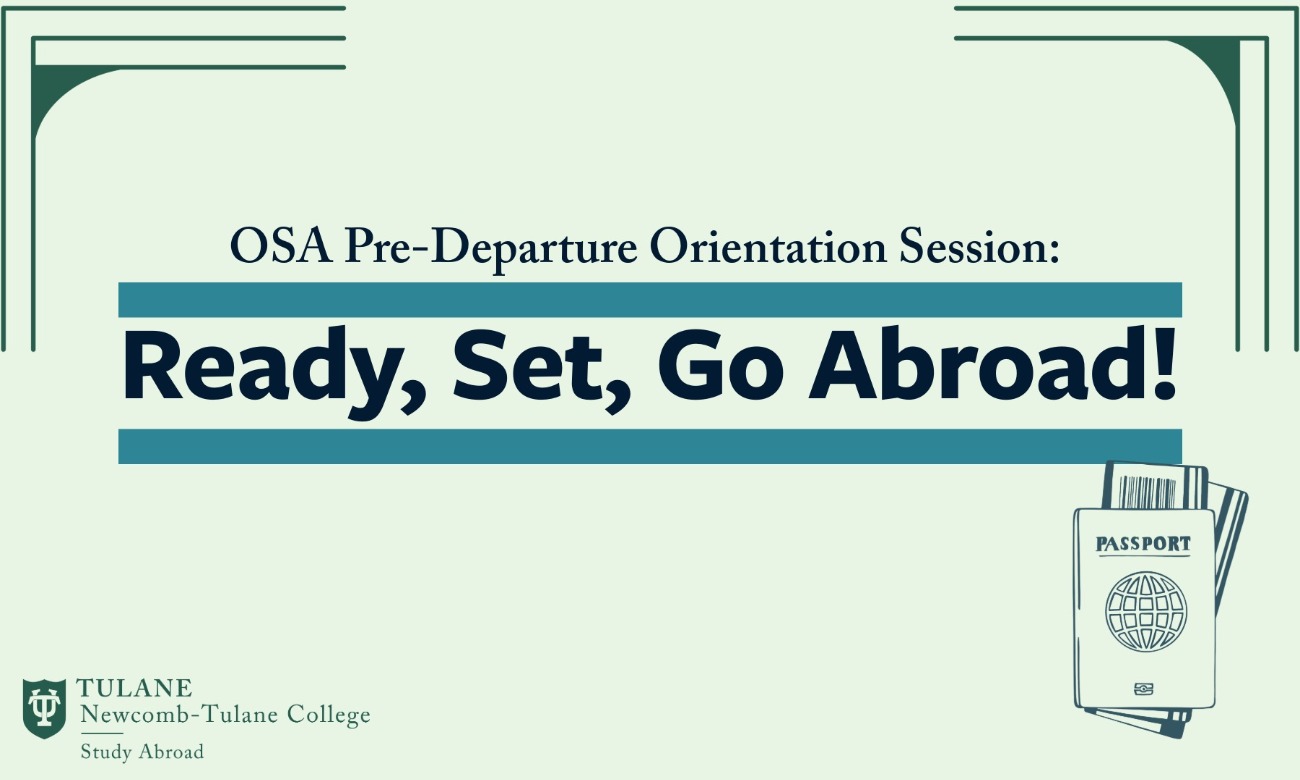 Study Abroad Predeparture Conference: Ready, Set, Go Abroad illustration