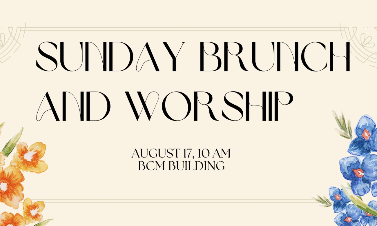 Sunday Brunch and Worship illustration