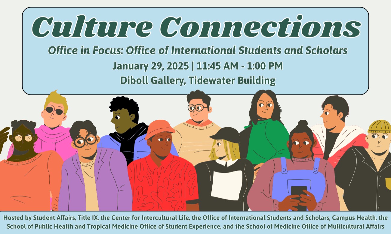 Culture Connections with The Office of International Students and Scholars  illustration