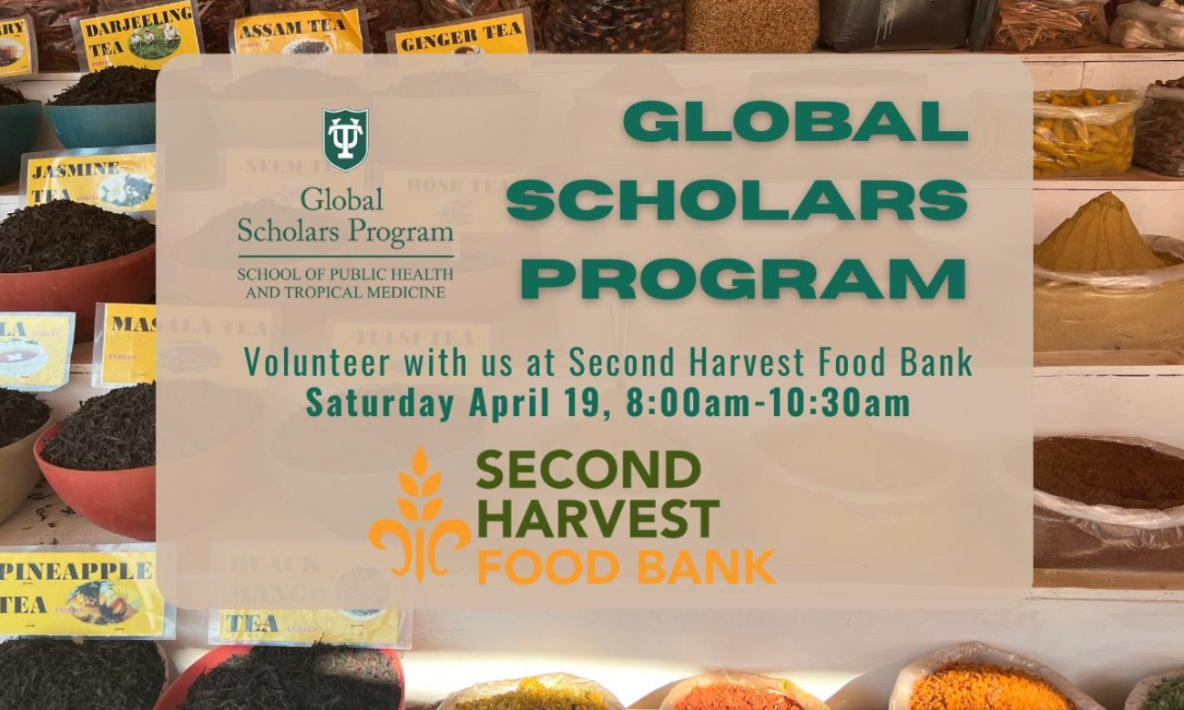 Global Scholars Program Service Event - Second Harvest illustration