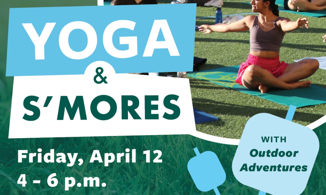 Yoga and S'mores illustration