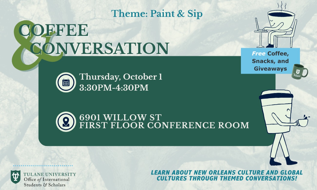 Coffee & Conversation: Paint & Sip illustration