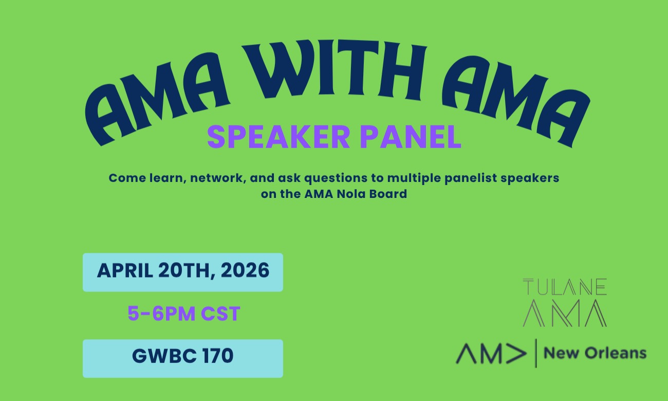 TUAMA Speaker Panel with AMA Nola illustration