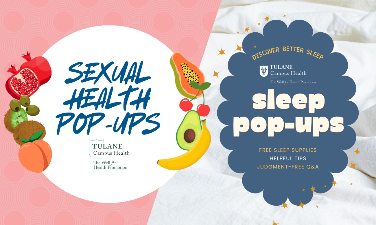 Sexual Health Pop-Up & Sleep Pop-Up  illustration