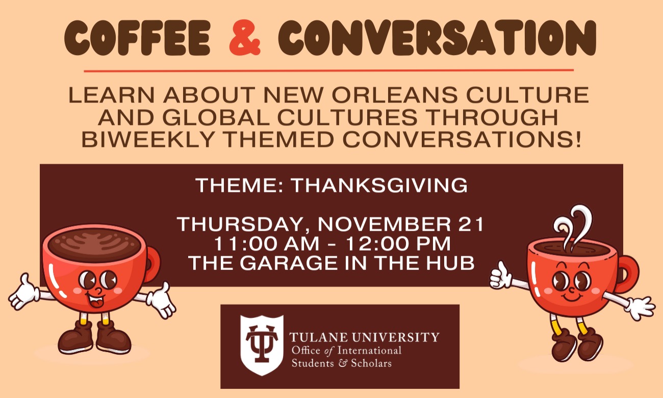 Coffee & Conversation: Thanksgiving illustration