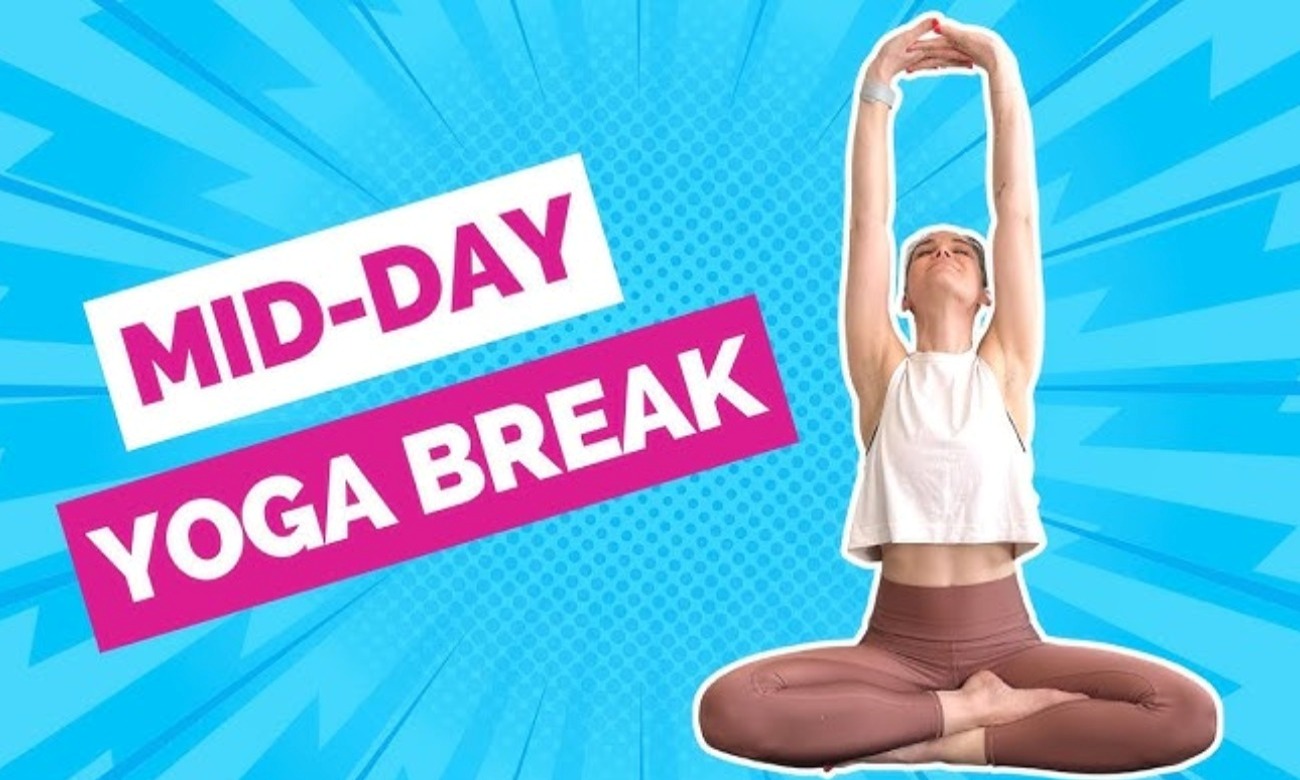 Downtown Pop-Up Yoga Class illustration