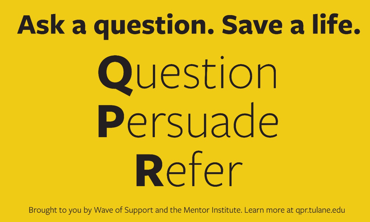 Question, Persuade, Refer (QPR): In-Person Training for Faculty  illustration