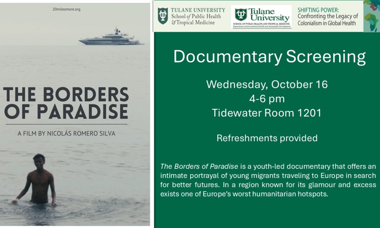 The Borders of Paradise Documentary Screening illustration