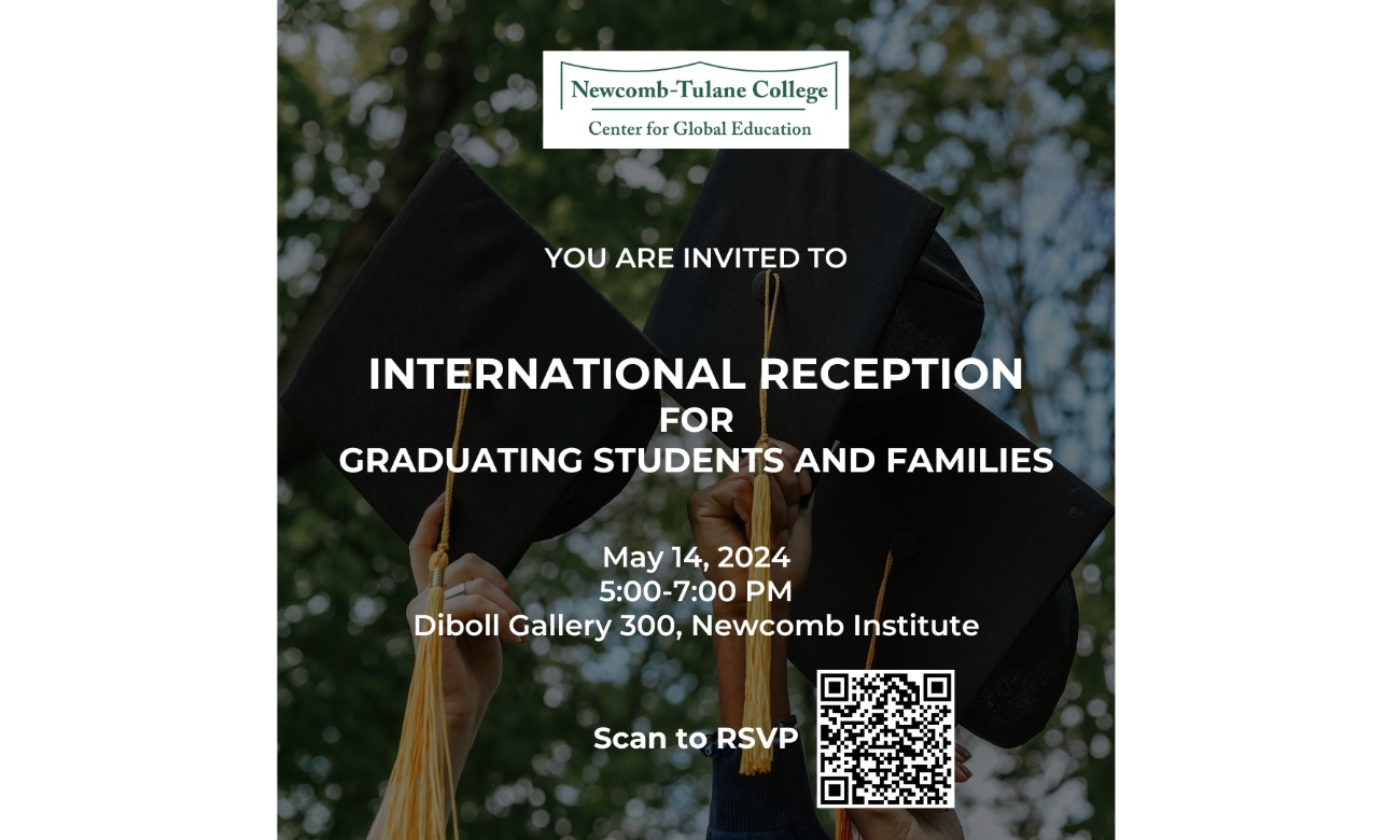 International Reception for Graduating Students and Families illustration