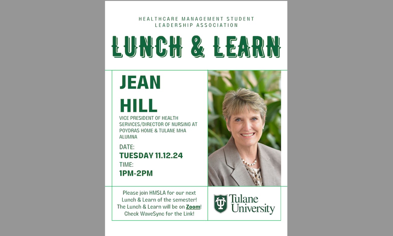 HMSLA Lunch & Learn w/ Jean Hill illustration