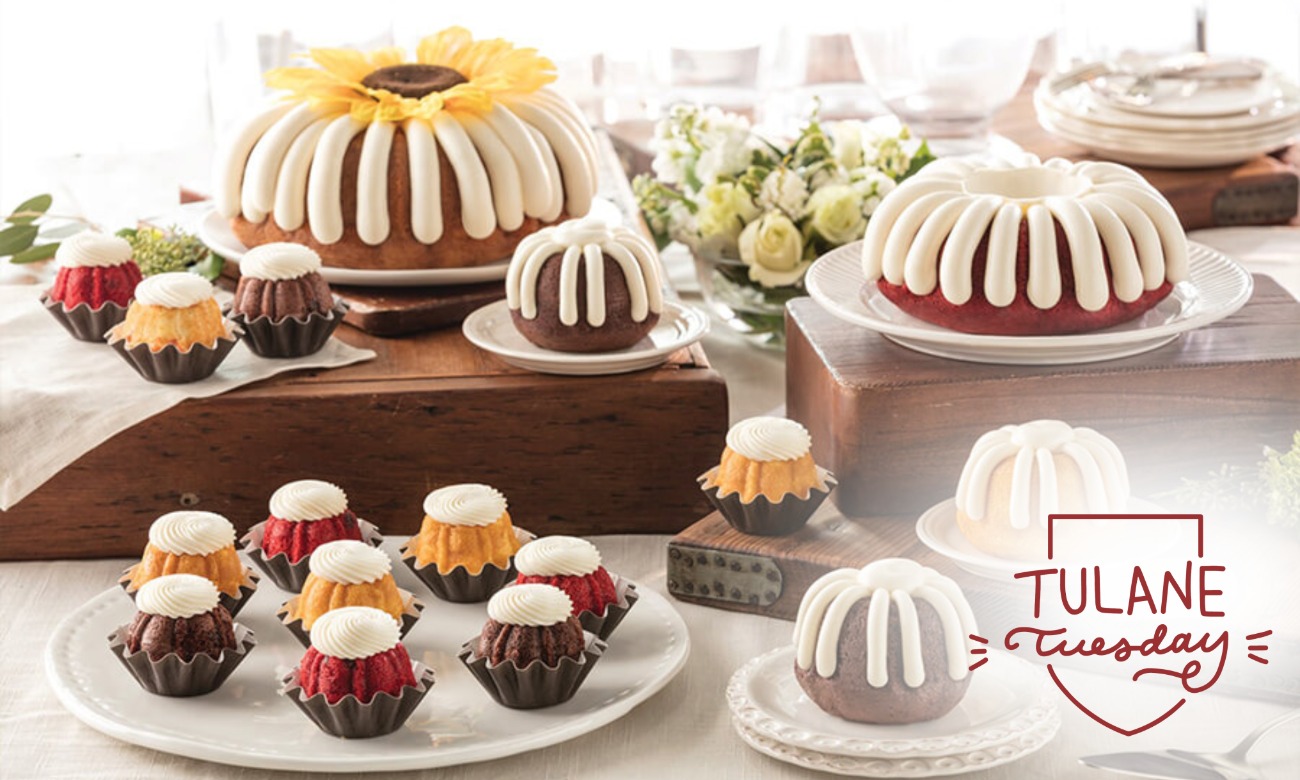 Tulane Tuesday | Nothing Bundt Cakes illustration