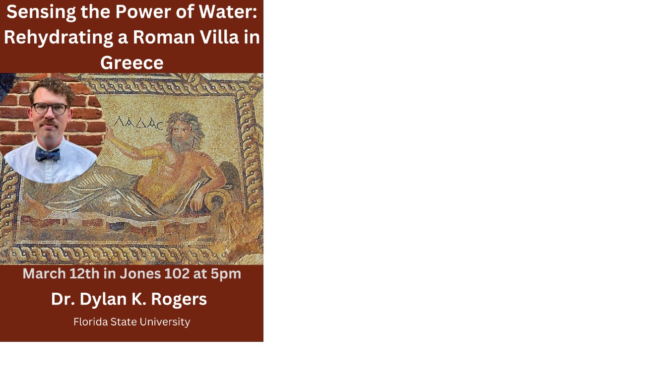Classics Club Speaker: Sensing the Power of Water: Rehydrating a Roman Villa in Greece  illustration