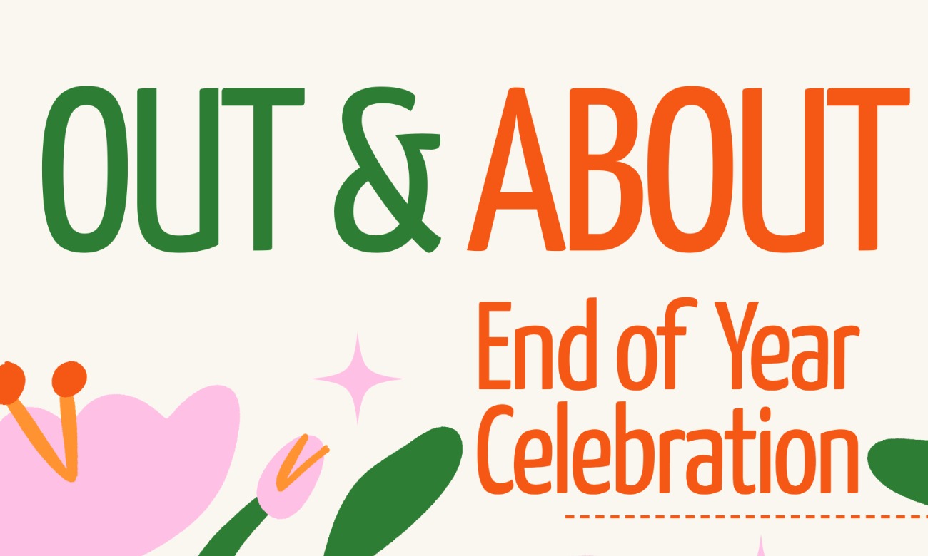 Out and About Dinner - End of Year Celebration  illustration