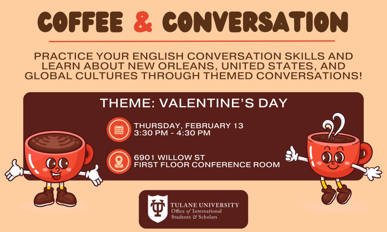 Coffee & Conversation: Valentine's Day illustration