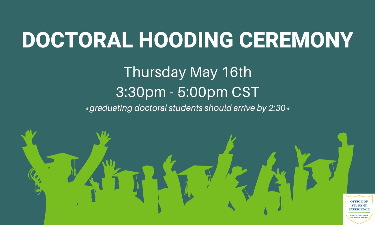 SPHTM Doctoral Hooding Ceremony illustration