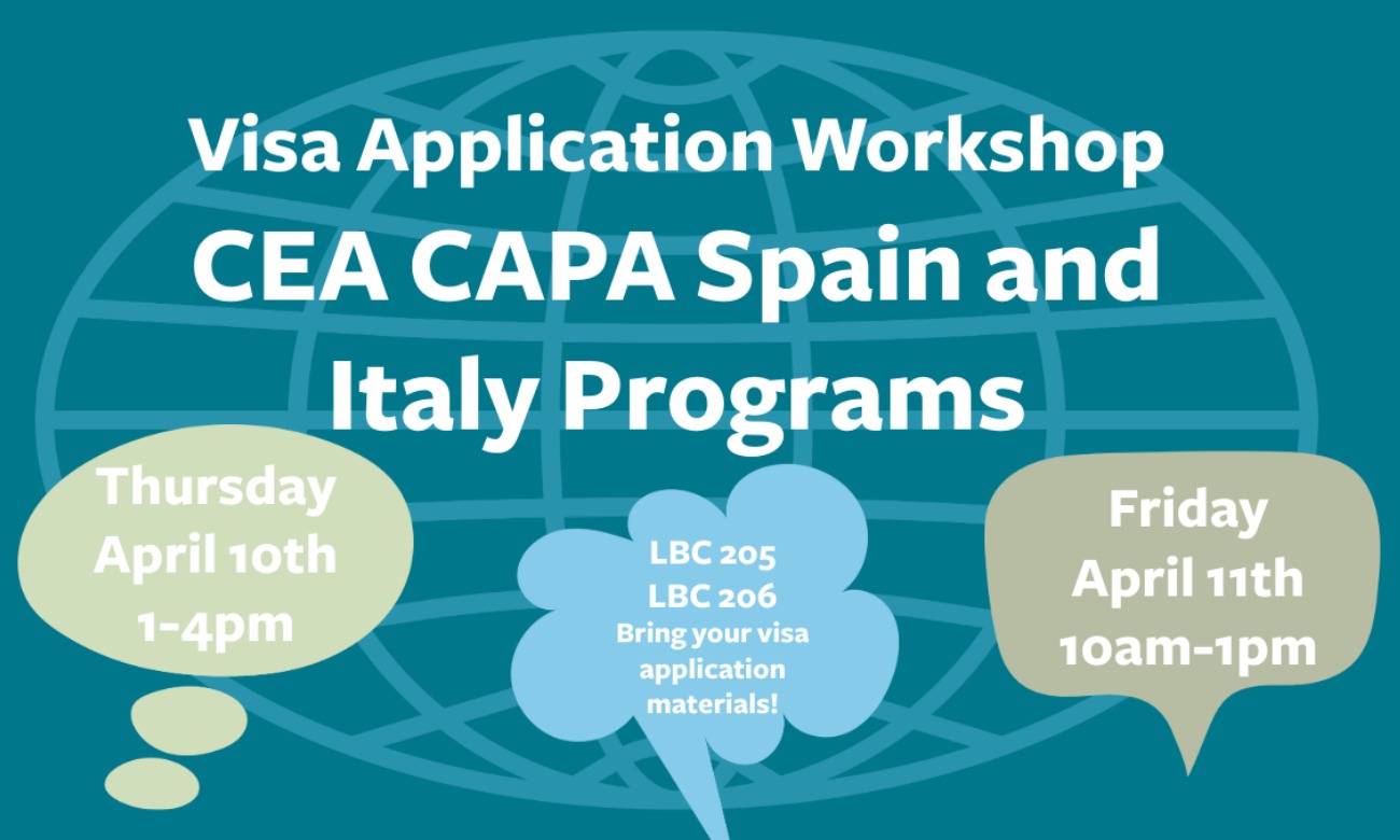 Drop-In Visa Advising Workshops: CEA CAPA Spain and Italy Programs illustration