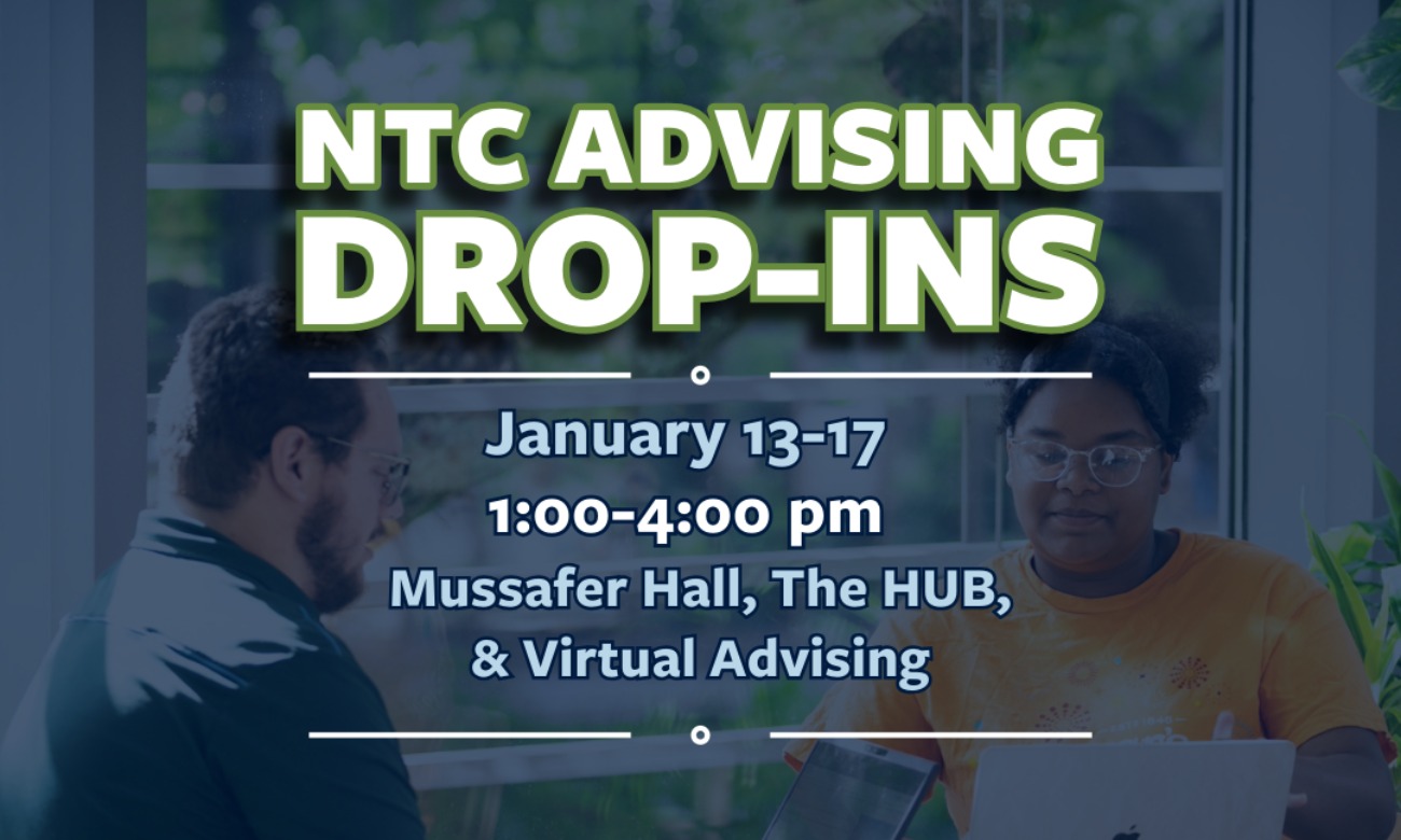 NTC Advising DropIns Tulane University Events