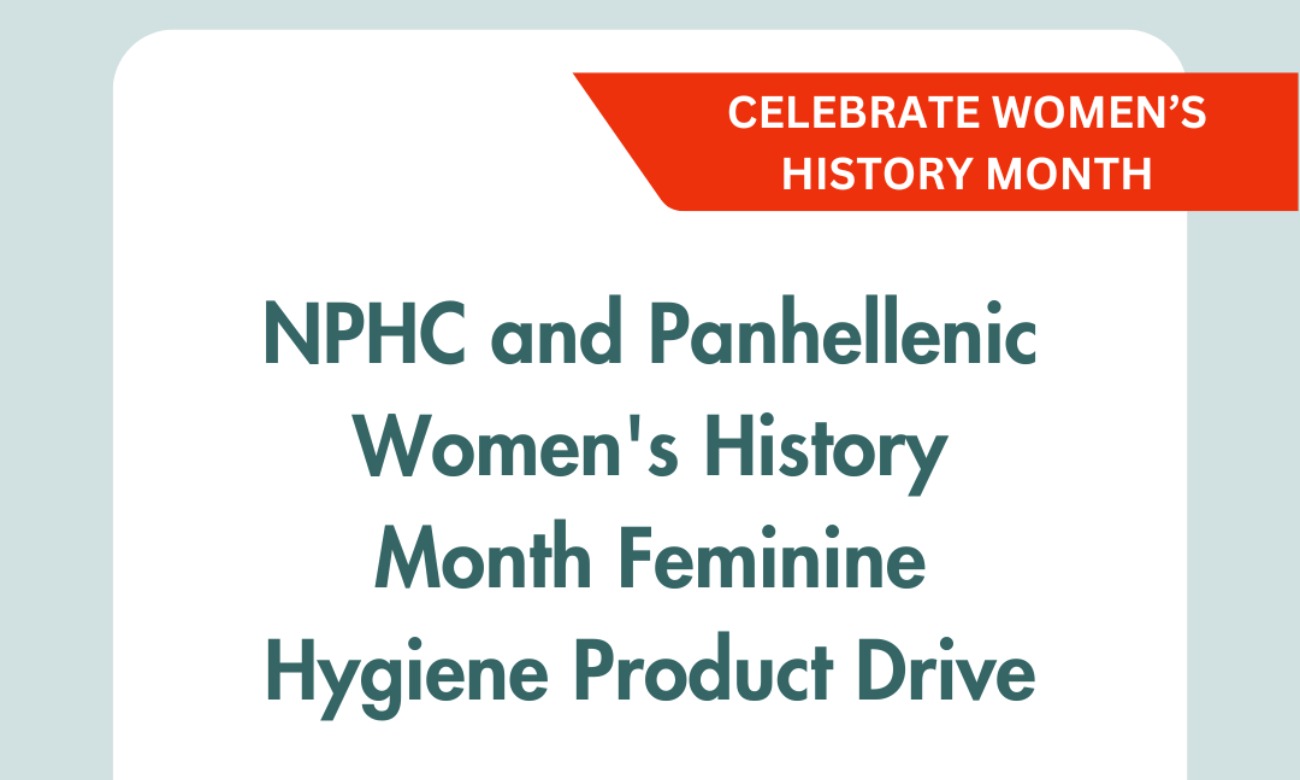 NPHC X Panhellenic Feminine Hygiene Product Drive illustration