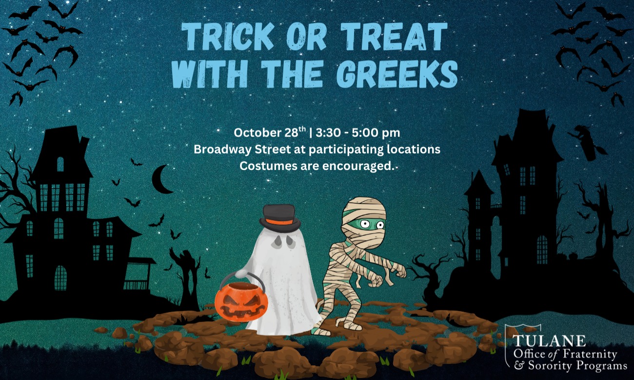 Trick or Treat with the Greeks illustration