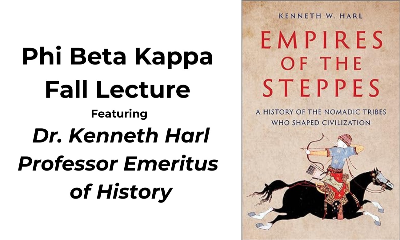 Phi Beta Kappa Fall Lecture, Featuring Dr. Kenneth Harl illustration