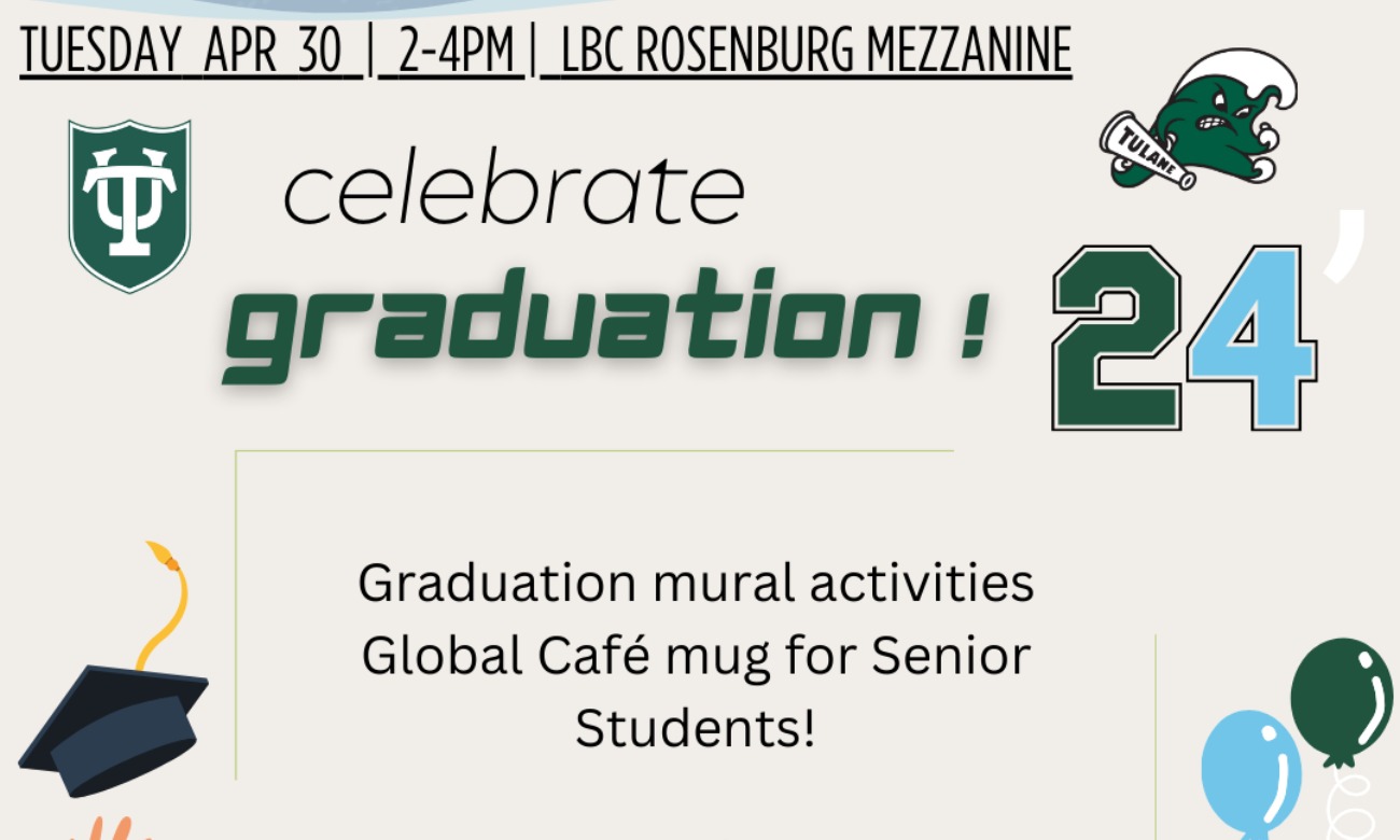 Global Cafe: Graduation Celebration illustration