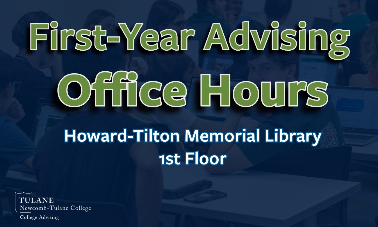 First-Year Advising Office Hours illustration