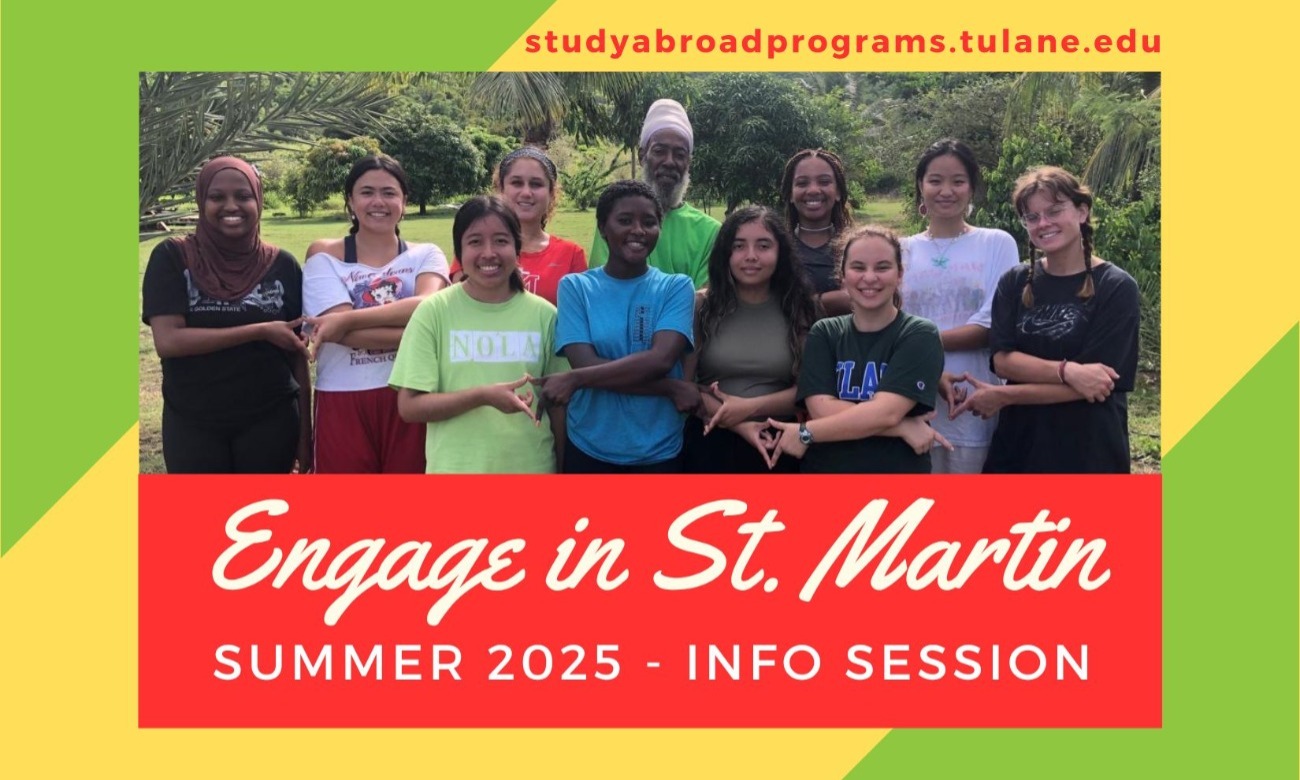 St. Martin Summer 2025 Study Abroad Program Virtual Info Session illustration