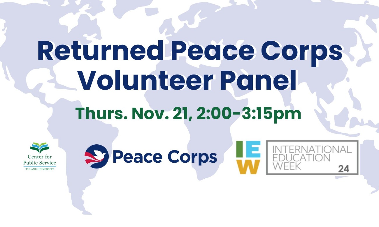 Returned Peace Corps Volunteer Panel - International Education Week  illustration