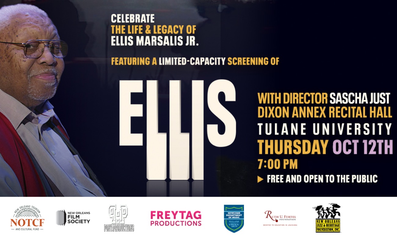 ELLIS: The Life and Complicated Times of Pianist Ellis Marsalis Jr.  - a film by Sascha Just   illustration