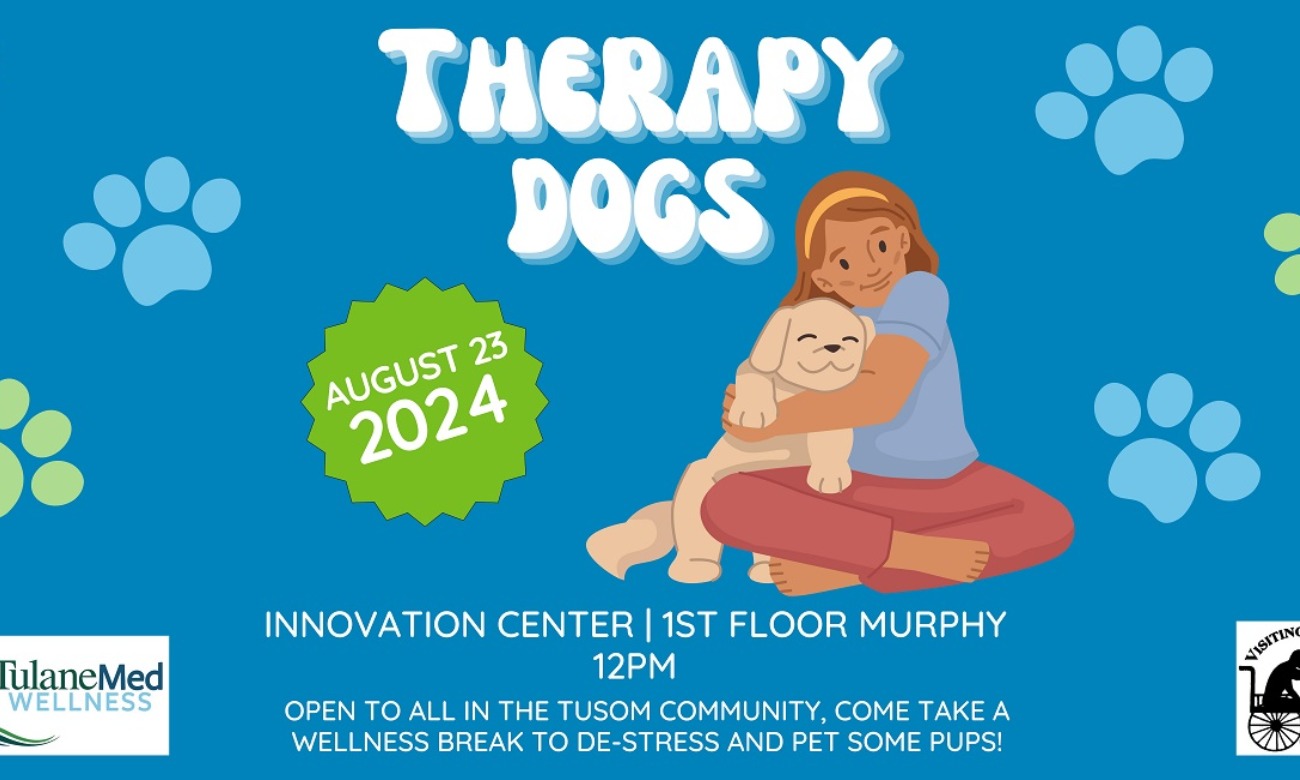 Therapy Dogs with the Visiting Pet Program illustration