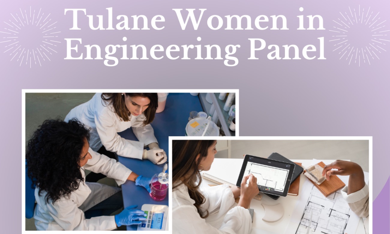 Tulane Professional Women in Engineering Panel illustration