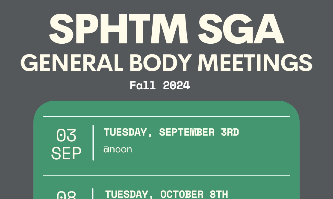 SPHTM SGA General Student Body Meetings illustration