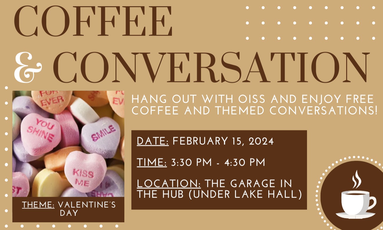 Coffee & Conversation: Valentine's Day illustration