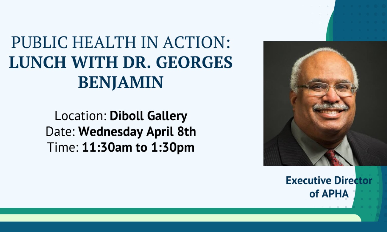 Public Health in Action: Lunch with Dr. Georges Benjamin illustration