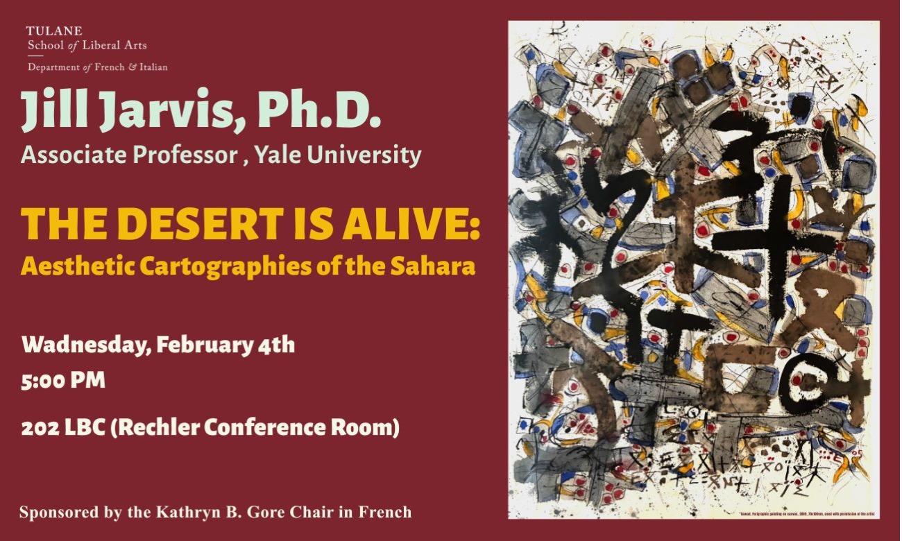 The Desert is Alive:  Aesthetic Cartographies of the Sahara illustration