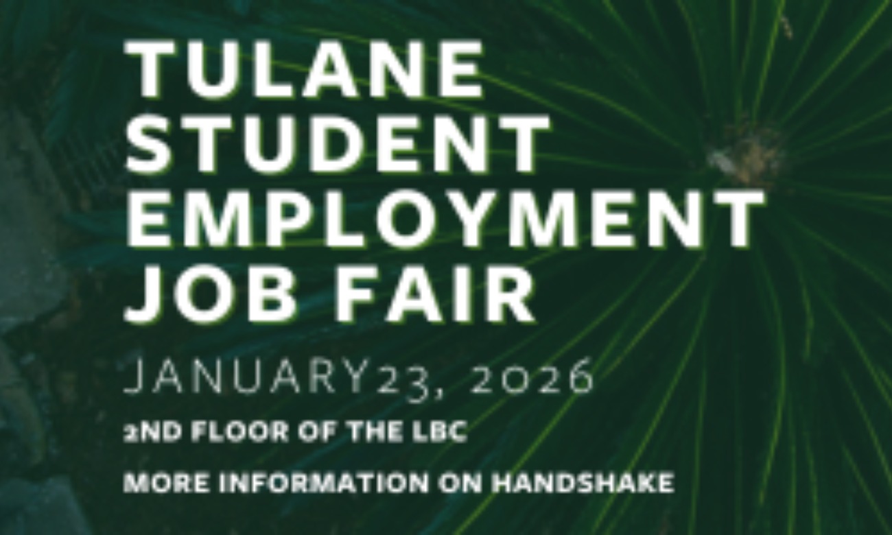 Student Employment: Spring 2026 Student Part-Time Job Fair illustration