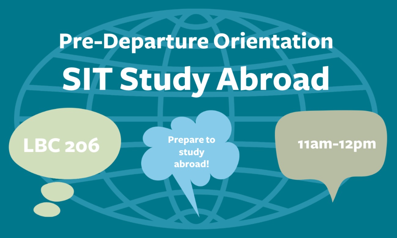 SIT Study Abroad Pre-Departure Orientation illustration