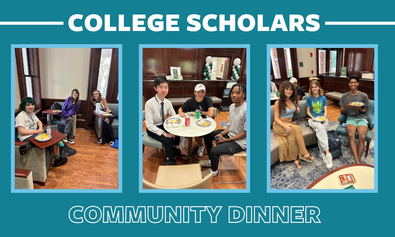 College Scholars Community Dinner: Wednesday, 1/29 illustration