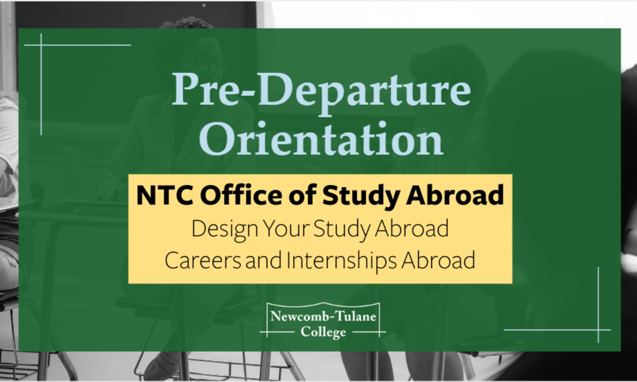 OSA Pre-Departure Orientation: Design Your Study Abroad + Careers and Internships Abroad illustration
