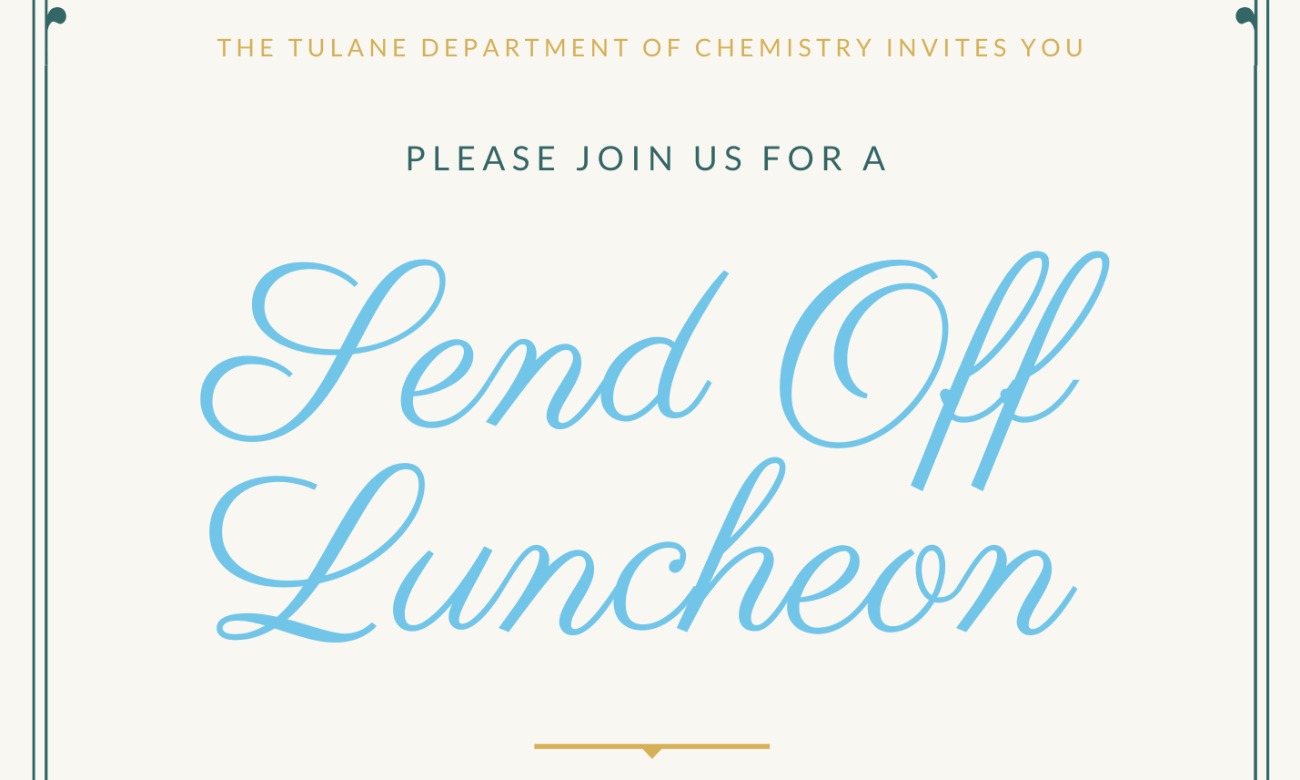 2025 Chemistry Senior Send-Off Luncheon illustration