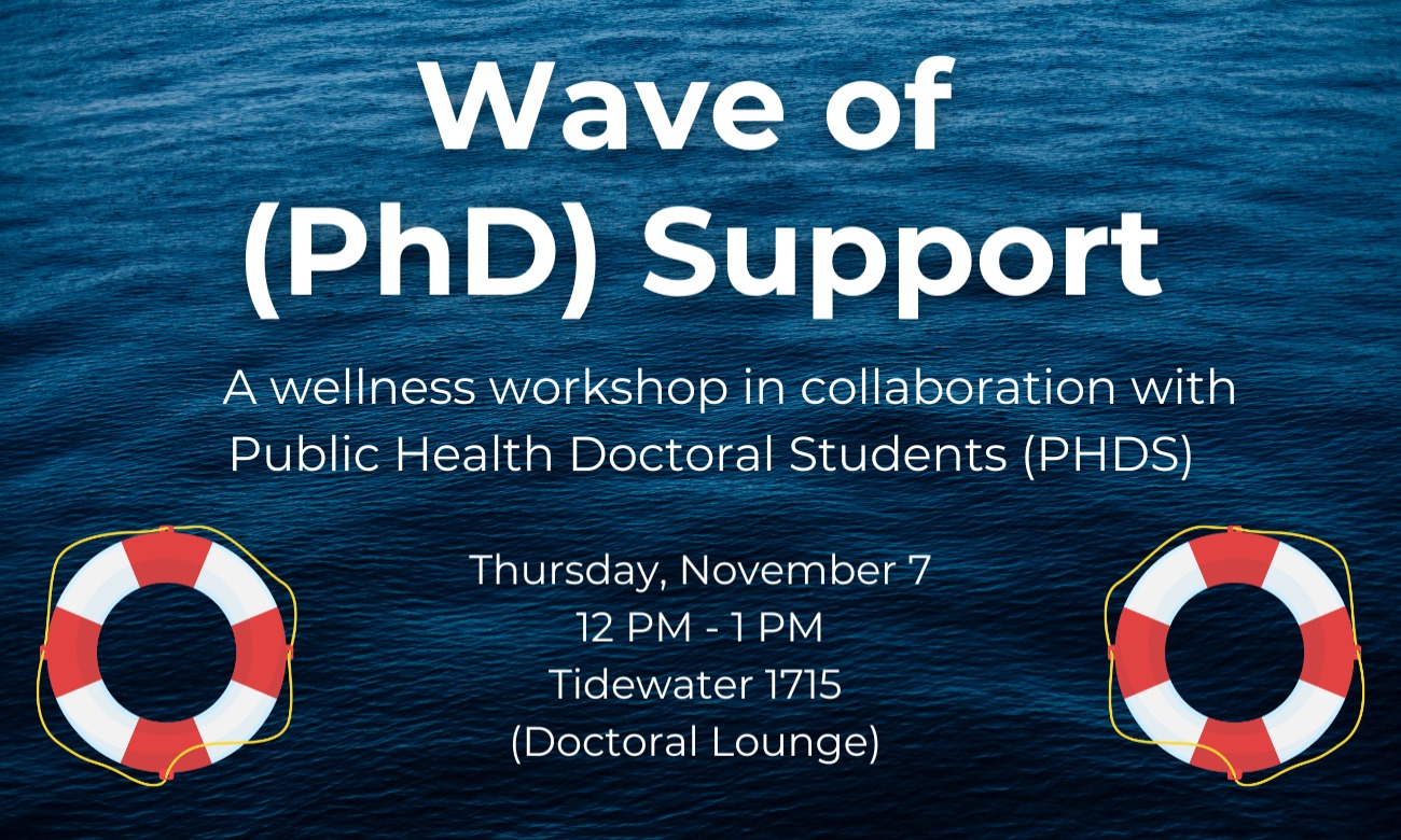 Wave of (PhD) Support illustration