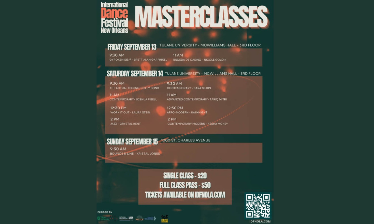 INTERNATIONAL DANCE FESTIVAL MASTERCLASSES  illustration