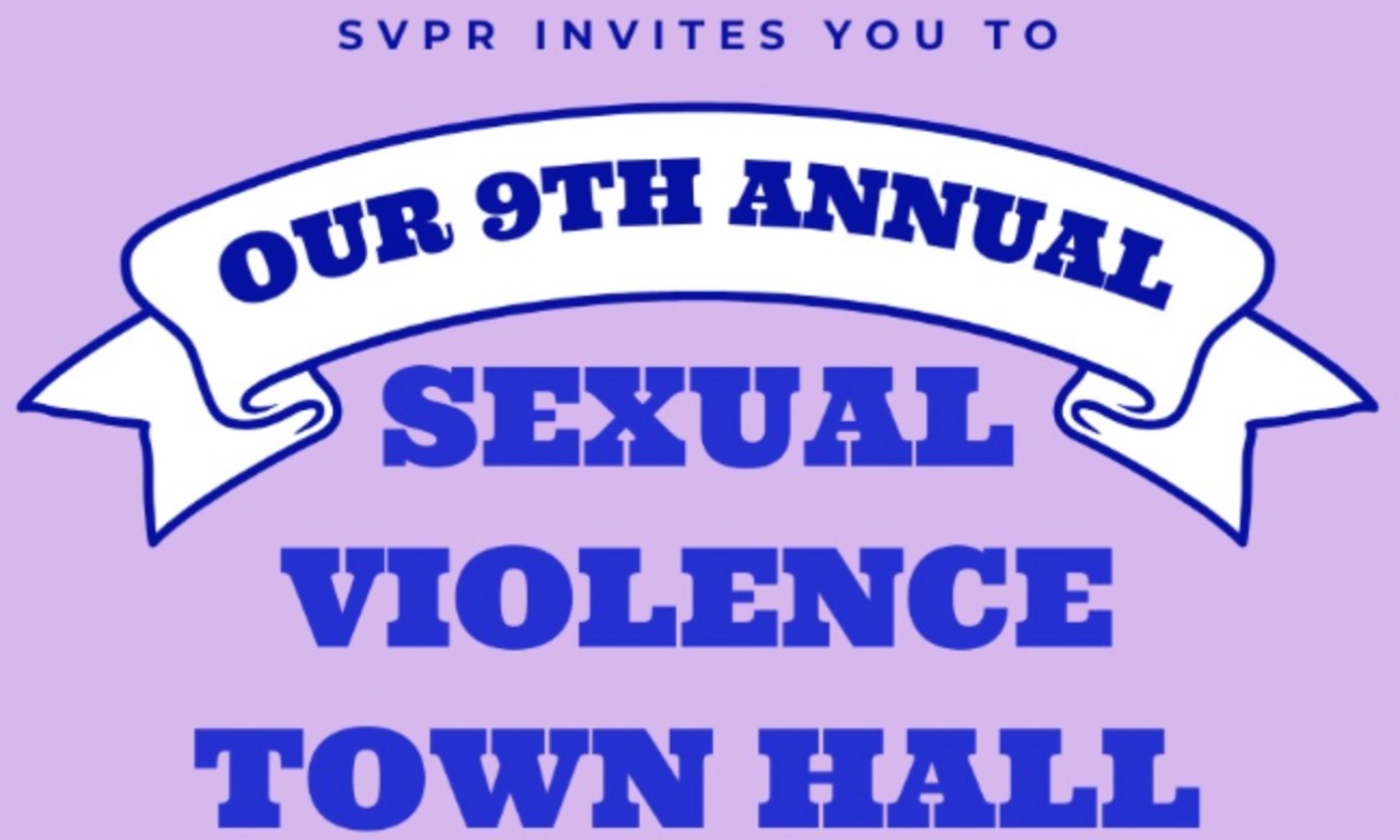 Sexual Violence Town Hall illustration