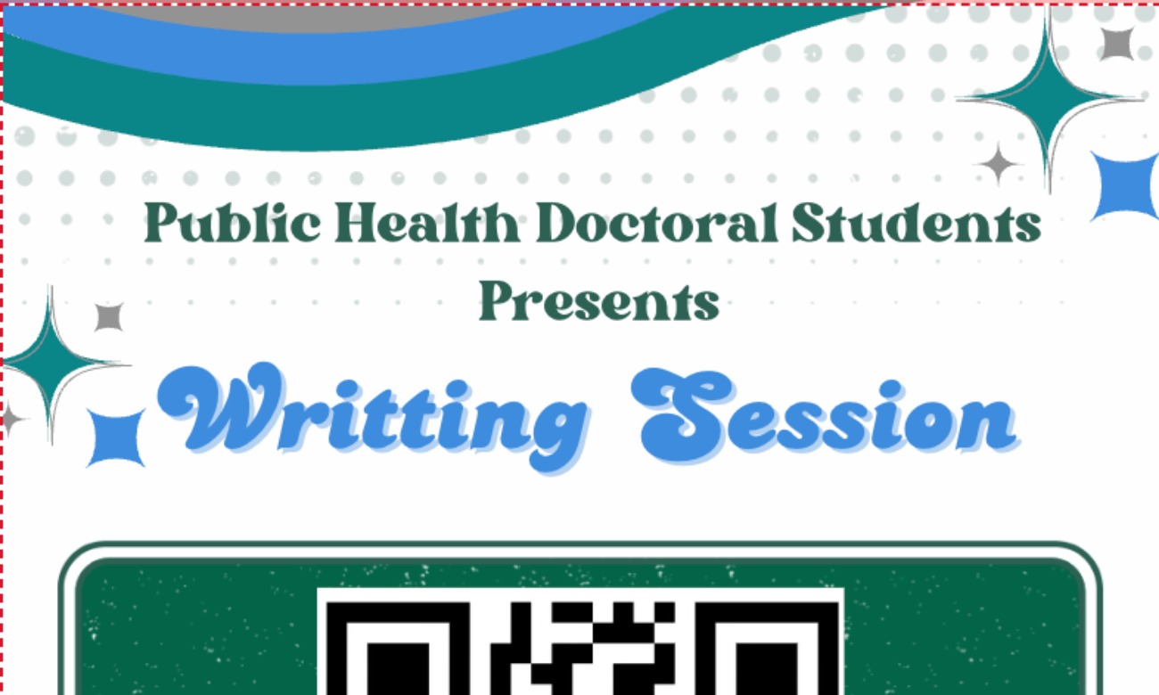 Public Health Doctoral Students Writing Session illustration