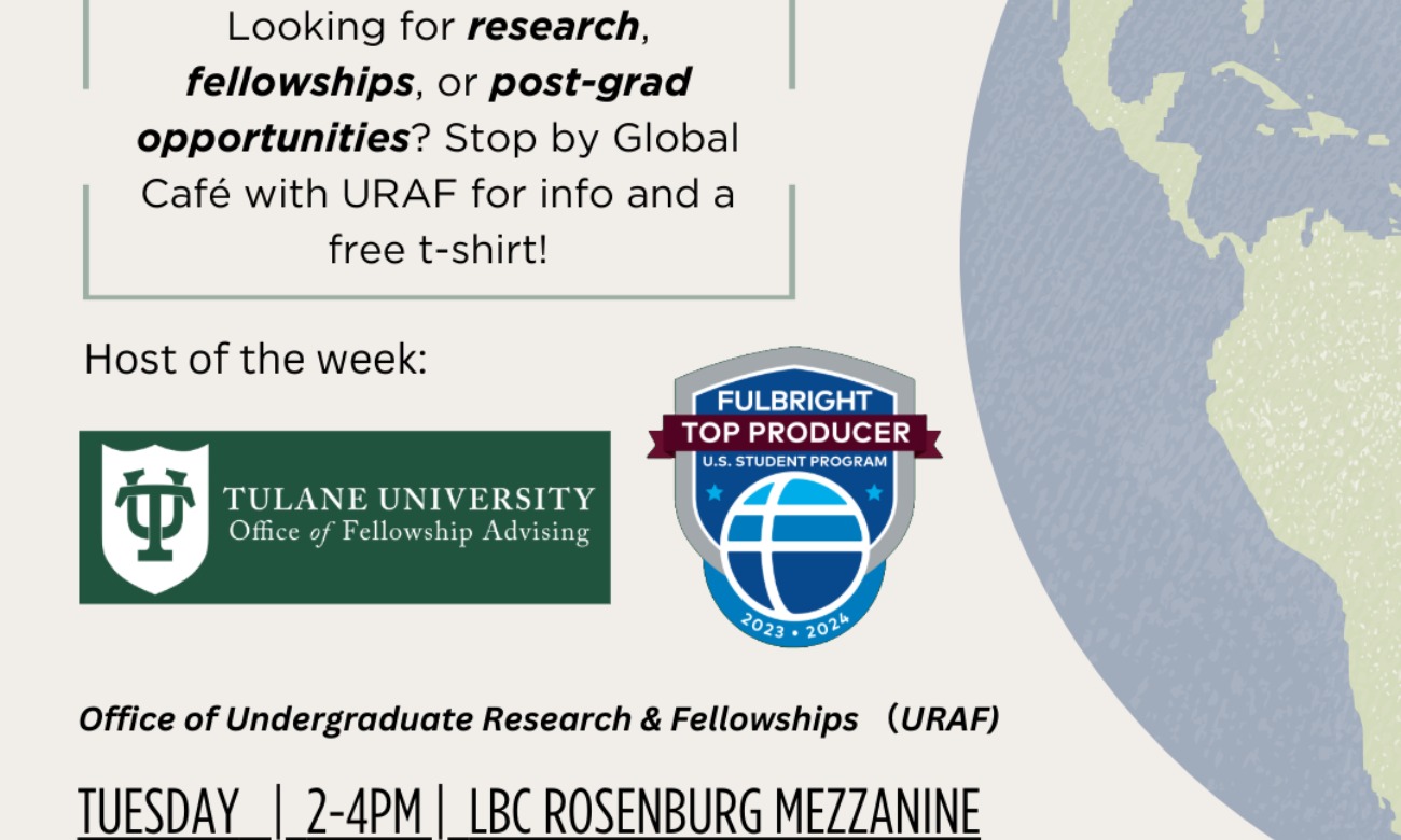 Global Cafe: Research and Fellowship at Tulane illustration