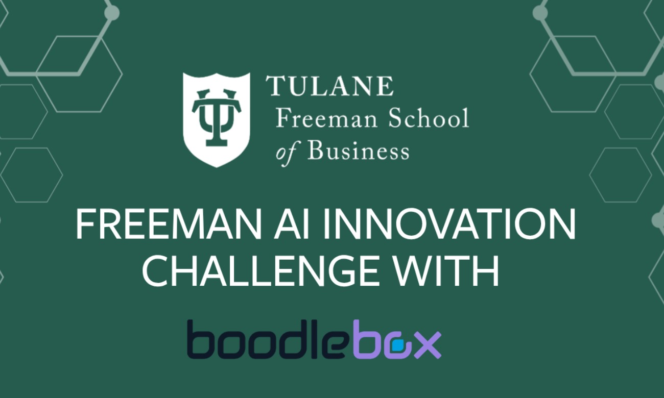 Freeman AI Innovation Challenge with BoodleBox illustration