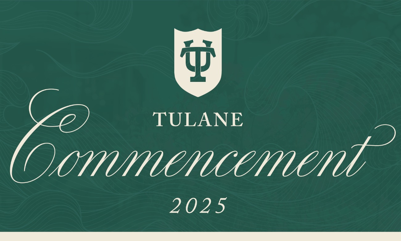 2025 Tulane University Unified Commencement Ceremony illustration